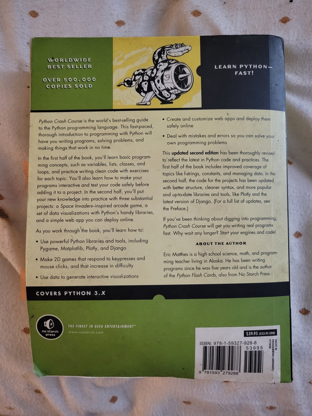 Python Crash Course 2nd Edition - Paperback - Picture 2 of 7